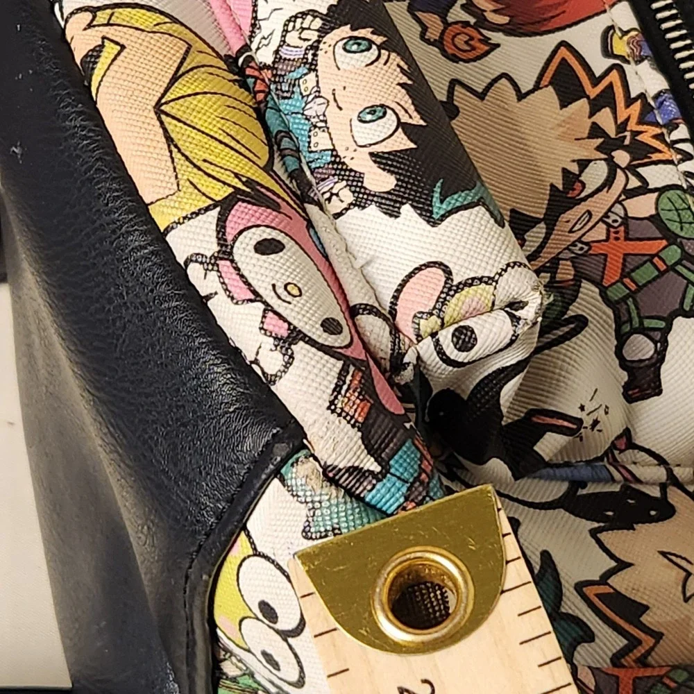 My Hero Academia x Hello Kitty Sanrio Bioworld Allover Print Backpack GUC